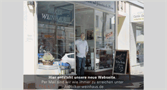 Desktop Screenshot of bilker-weinhaus.de