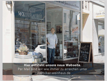 Tablet Screenshot of bilker-weinhaus.de